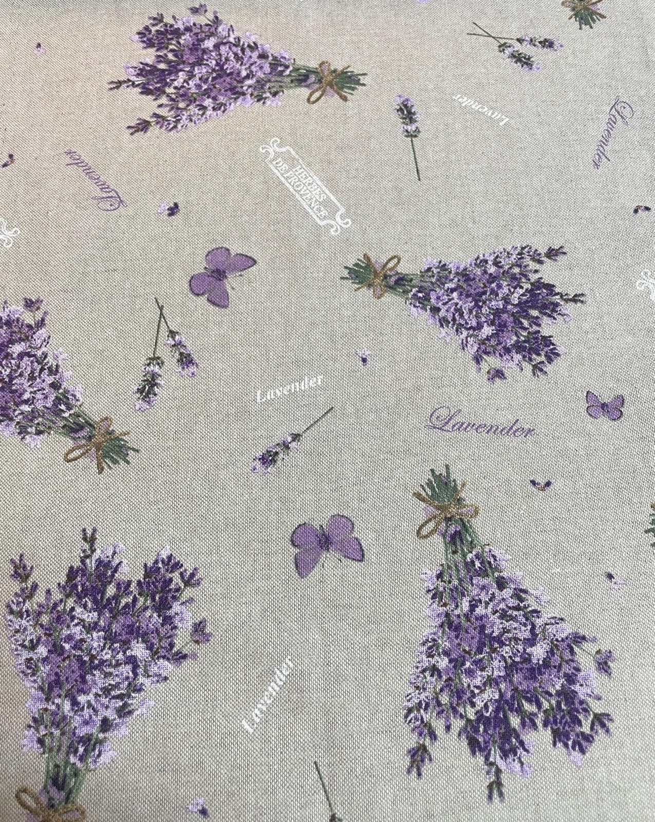 Canvas Deko Stoff mit Lavendel