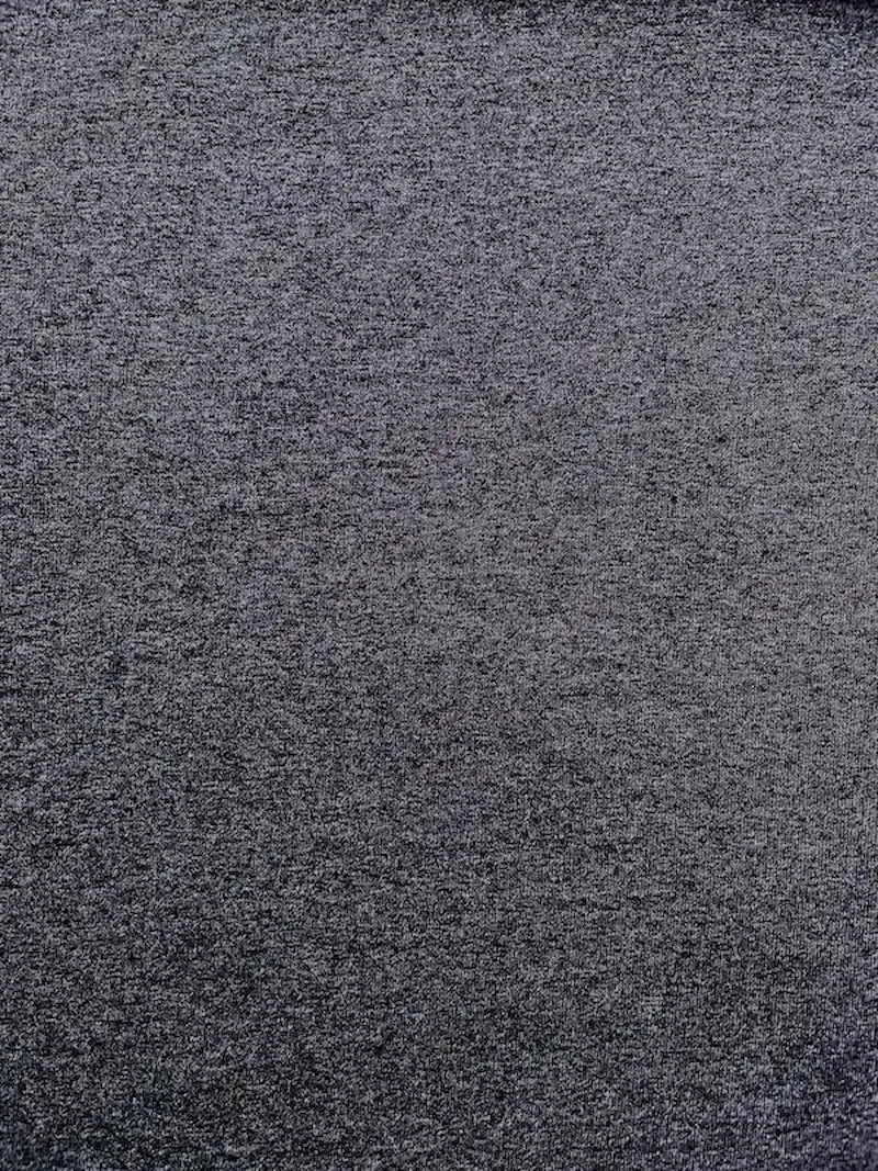 Baumwolljersey uni  Anthrazit Melange (Recycelt)