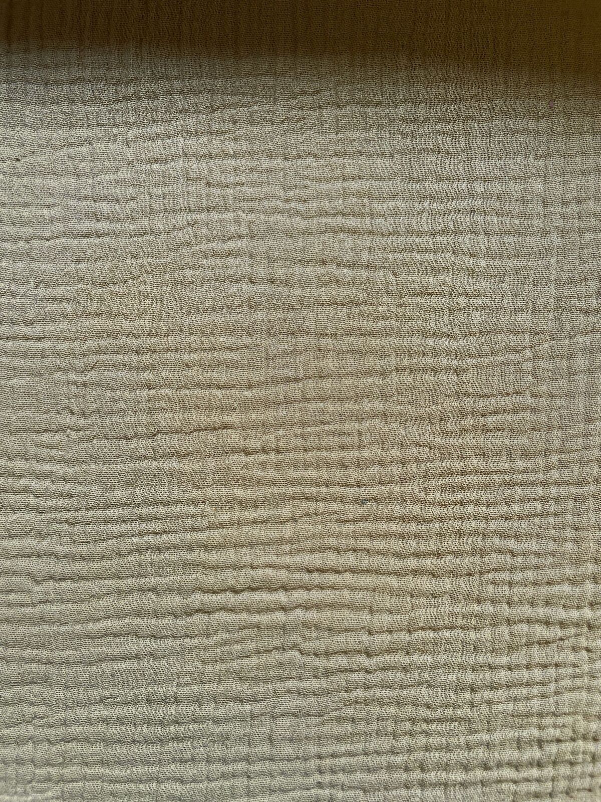 Musselin Uni – Double Gauze Sandbeige