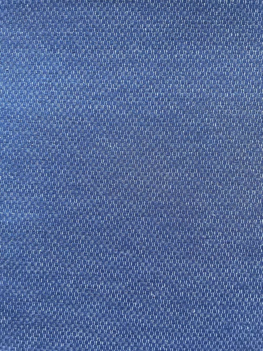 Strick- Sweat uni mittelblau meliert angeraut Strick- Sweat uni mittelblau meliert angeraut