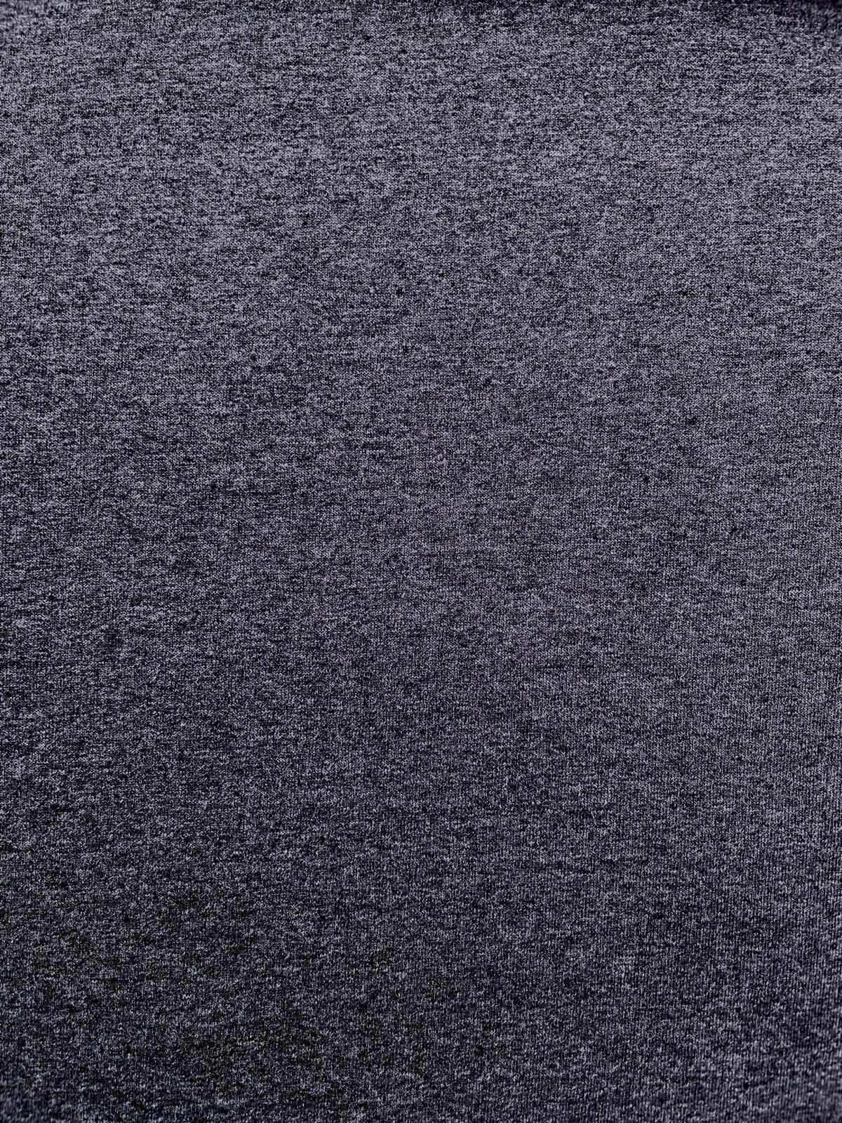 Baumwolljersey uni  Anthrazit Melange (Recycelt)