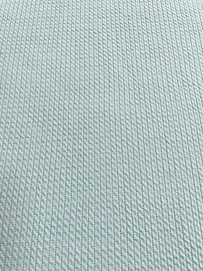 Jacquard-Jersey in Mint mit eingewebtem Zopfstrick-Muster – weicher Strukturstoff für Cardigans