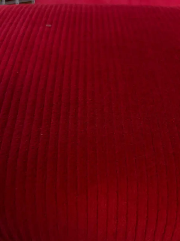 Breitcord Stoff Stretch rot