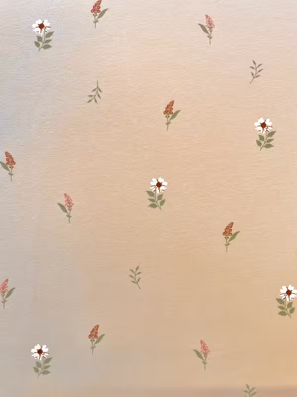 Baumwolljersey „Naturzauber“ – Nostalgisches Blumenmuster in Beige Baumwolljersey „Naturzauber“ – Nostalgisches Blumenmuster in Beige