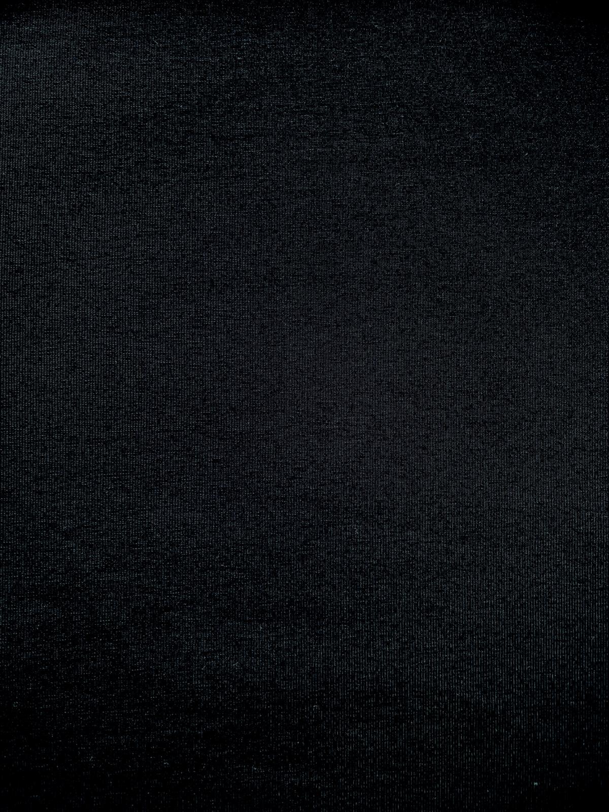 Baumwolljersey uni  Schwarz