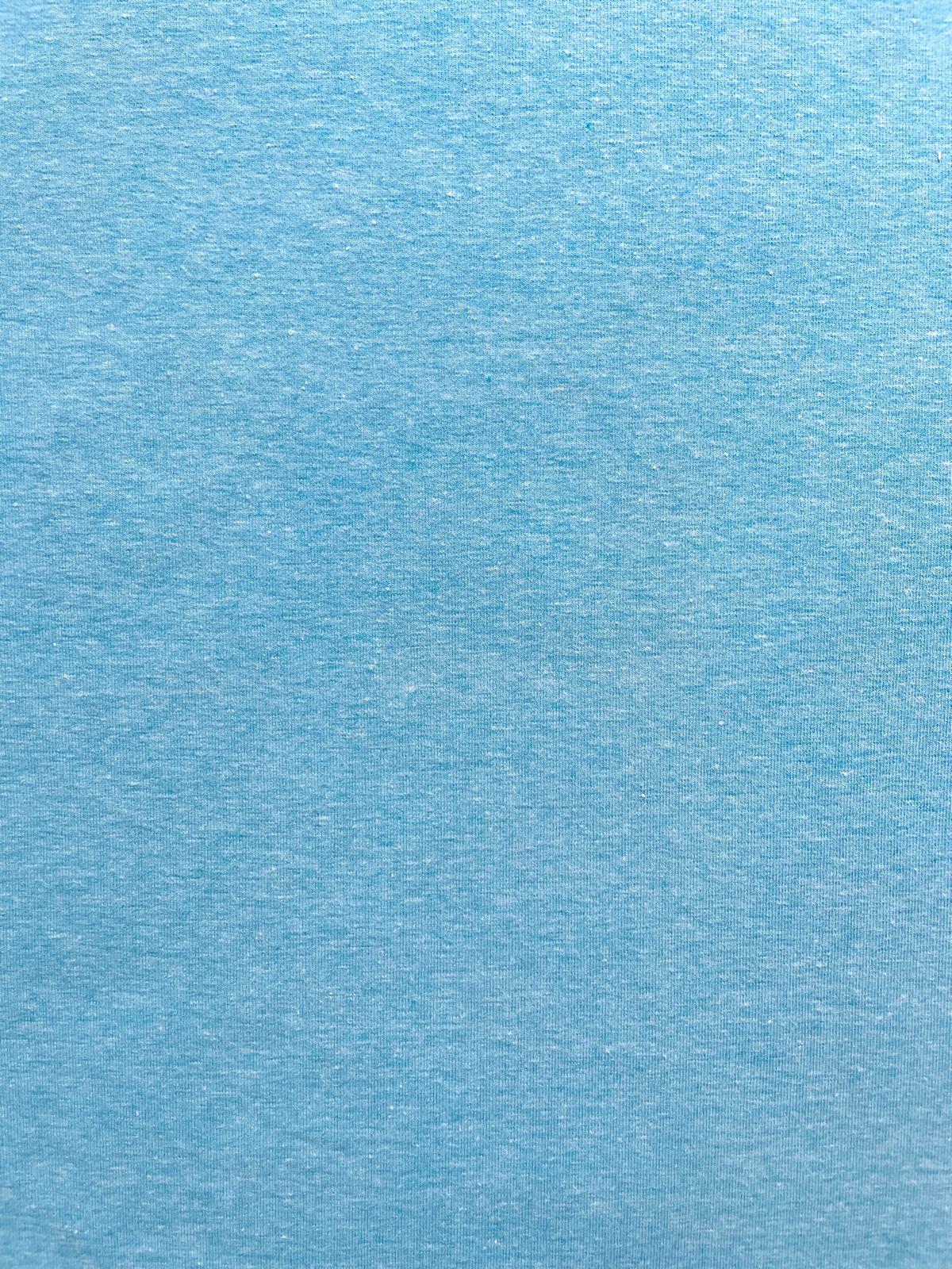 Hochwertiger Jersey in Himmelblau Melange – 200g Qualität, ideal für Shirts und Kinderkleidung.