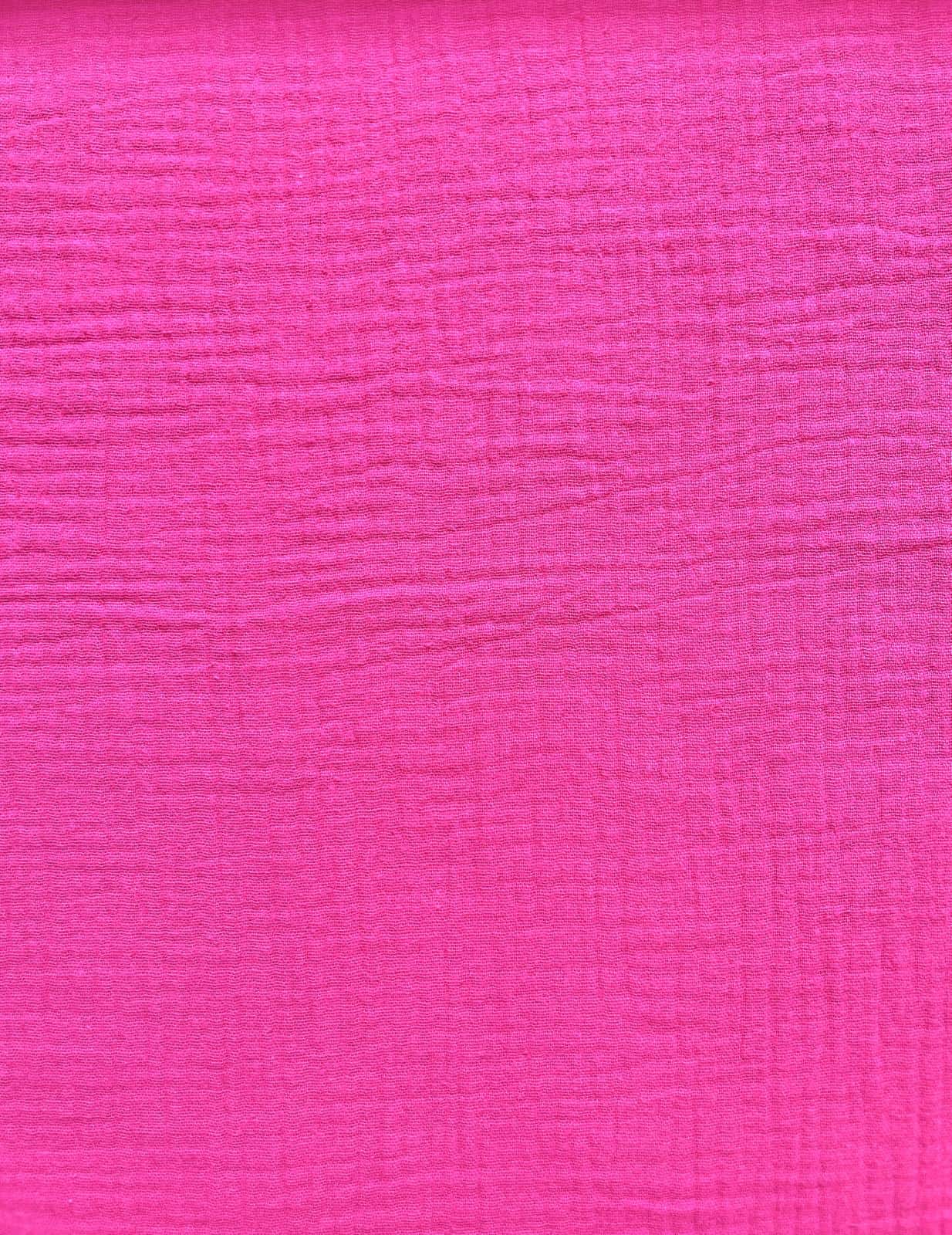 Musselin Uni – Double Gauze Pink