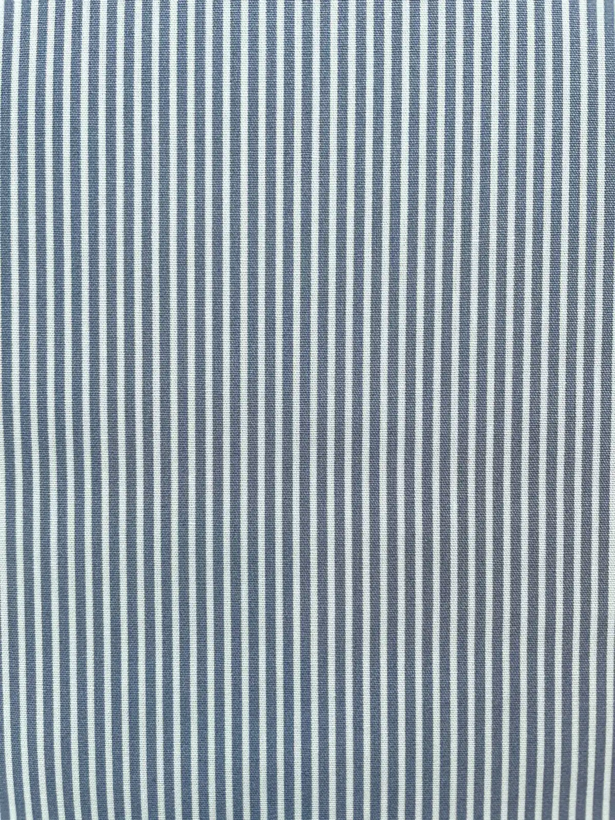 „StripeClassic Heavy“ – Baumwoll-Webware Streifen  weiss/grau