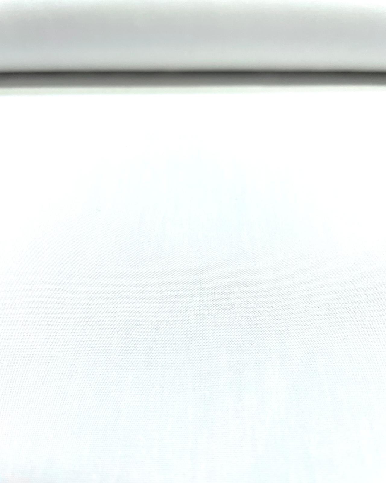 Baumwolle Popeline uni weiss