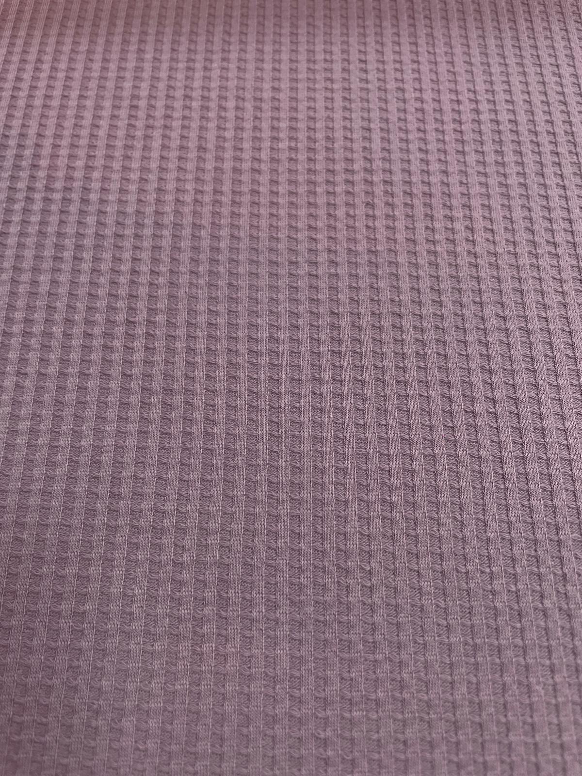 Waffeljersey altrosa/violett/mauve