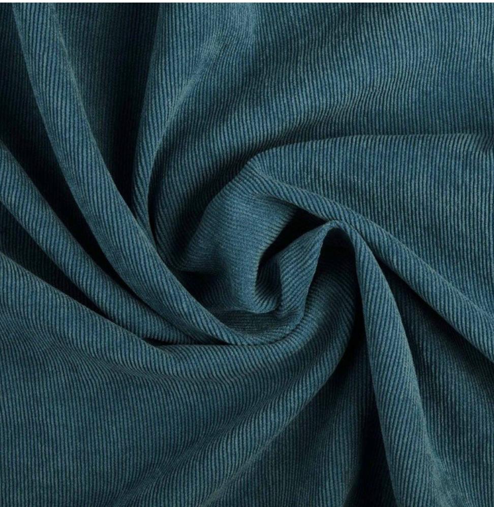 Babycord Stretch 21 Wales petrol Cord