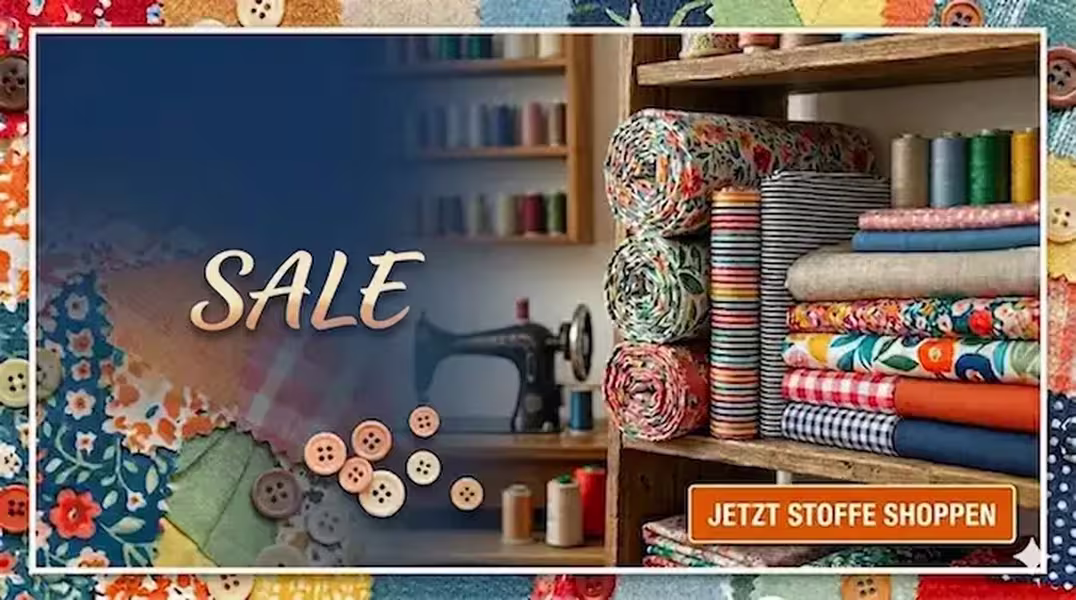 Stoffe im Sale bei Stoffpfau