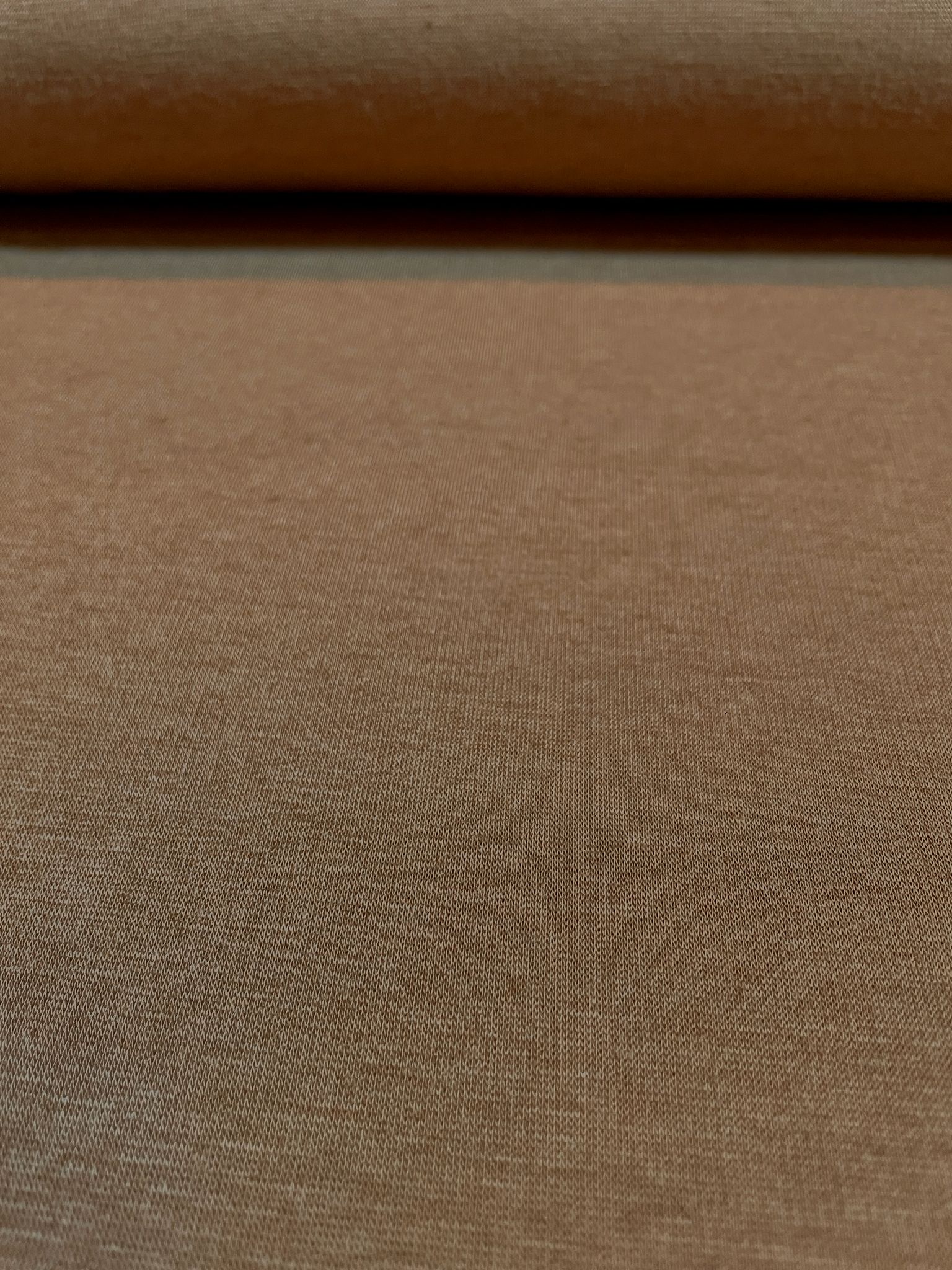 Alpenfleece uni rostbraun