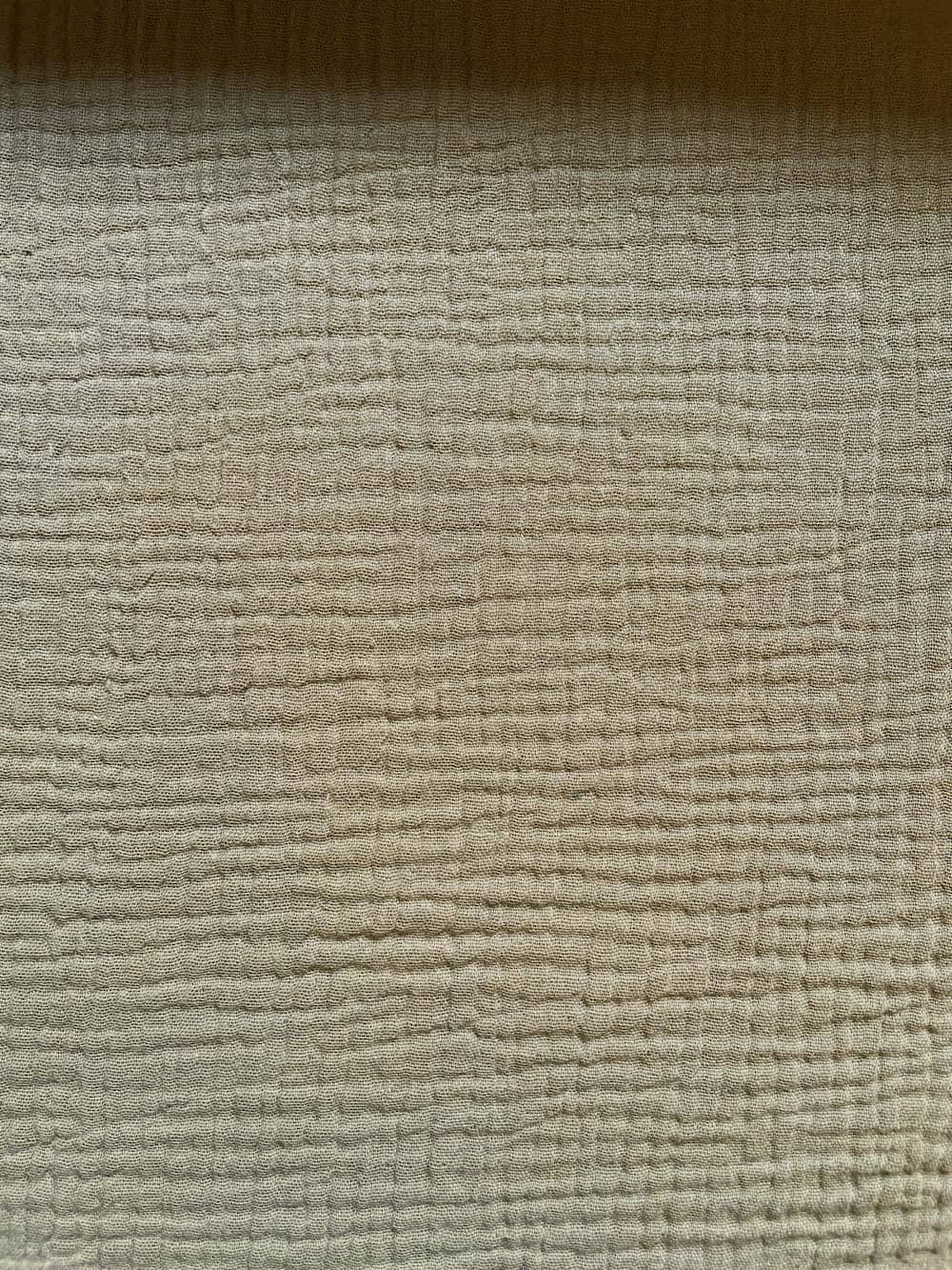 Musselin Uni – Double Gauze Sandbeige Musselin Uni – Double Gauze Sandbeige