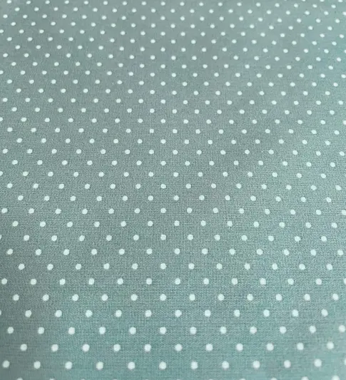 Beschichtete Baumwolle "Mint Pünktchen" mint mit weißen Punkten Beschichtete Baumwolle "Mint Pünktchen" mint mit weißen Punkten