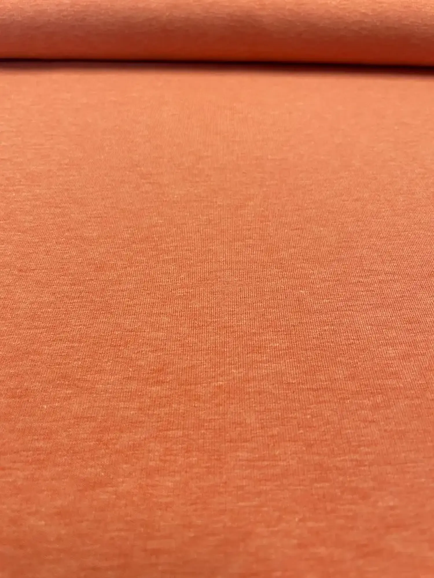 French Terry (Sommersweat) uni orange meliert French Terry (Sommersweat) uni orange meliert