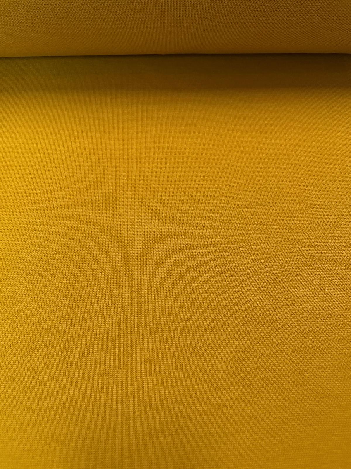 Bündchen uni senfgelb/ocker