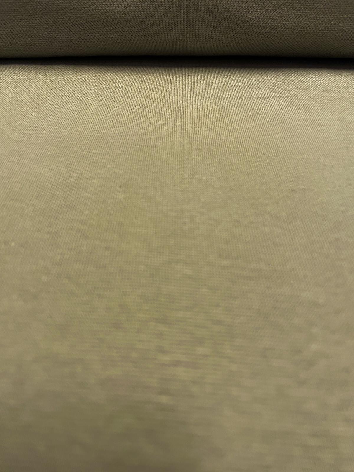 Bündchenstoff glatt uni salbei grün