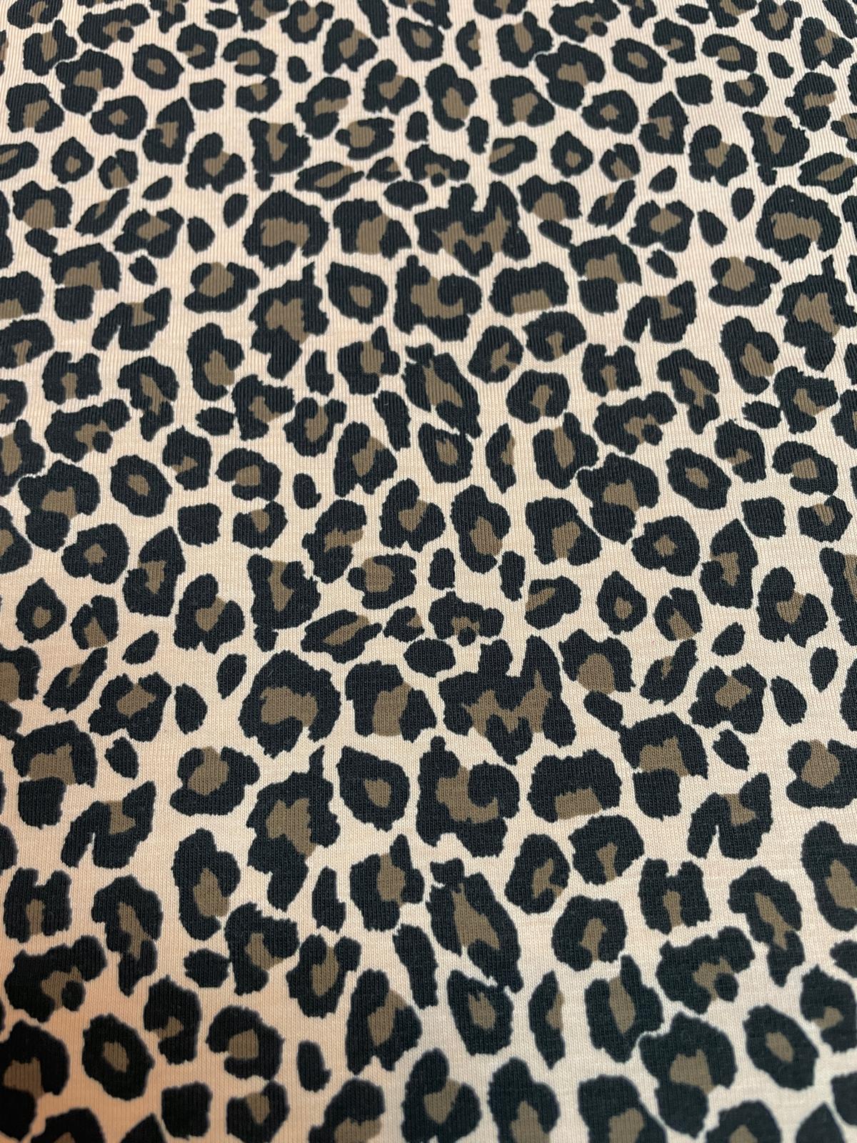 Jersey "Classic  Leo" beige / schwarz / taupe