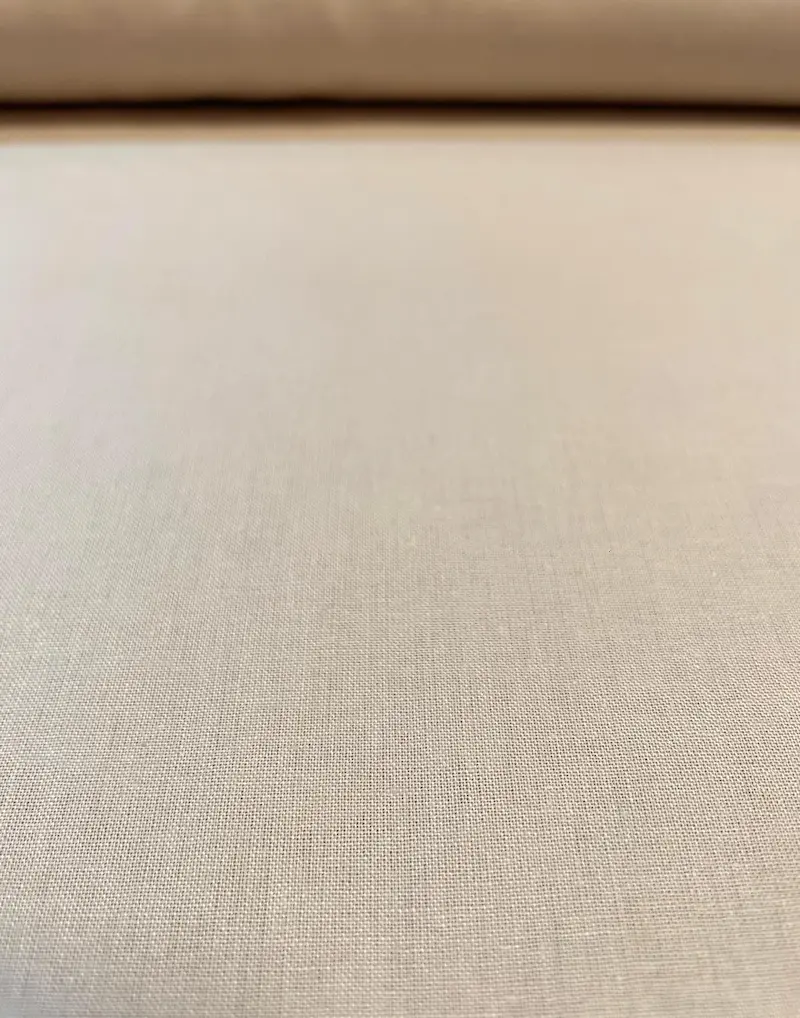 Baumwolle Popeline uni beige Baumwolle Popeline uni beige