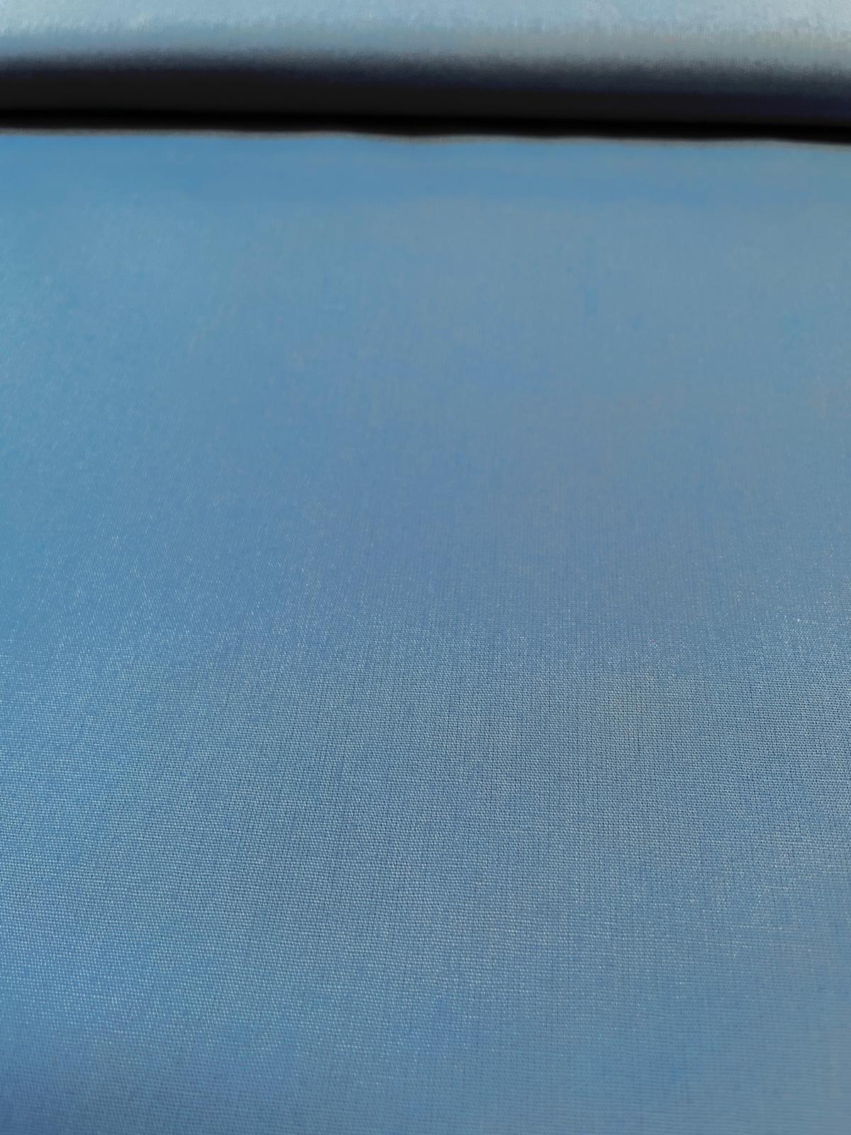 Baumwolle uni mittelblau