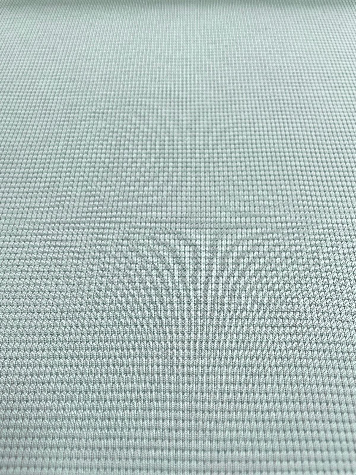 Waffelstrickjersey meer grün