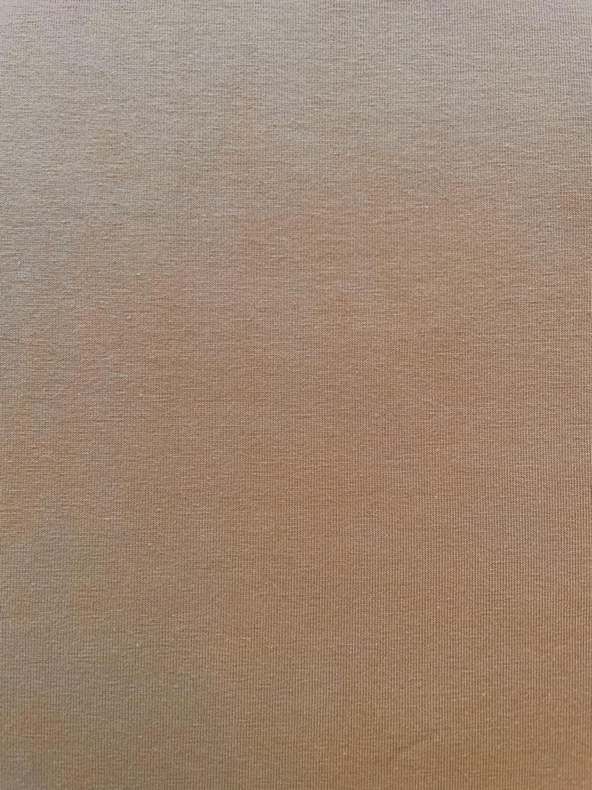 Baumwolljersey uni Beige Baumwolljersey uni Beige