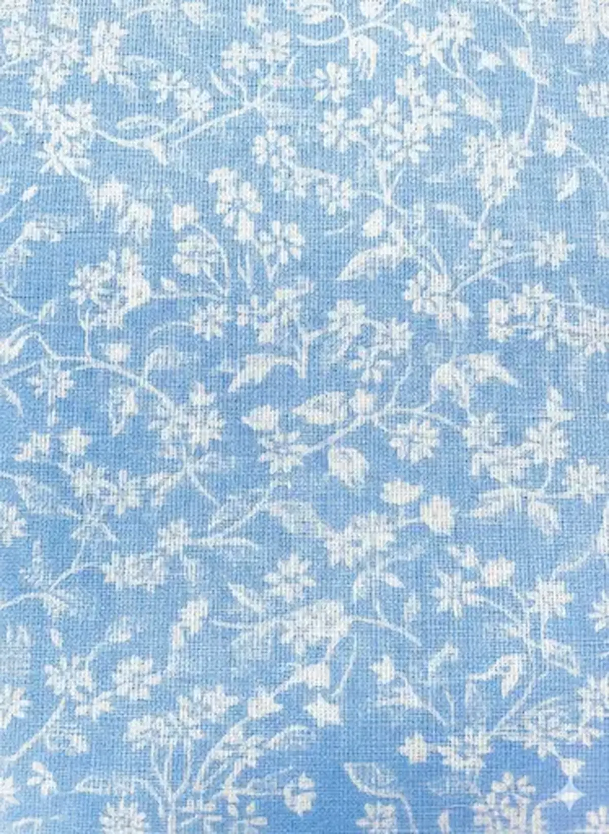 Baumwolle mit Blumenmuster hellblau Baumwolle mit Blumenmuster hellblau