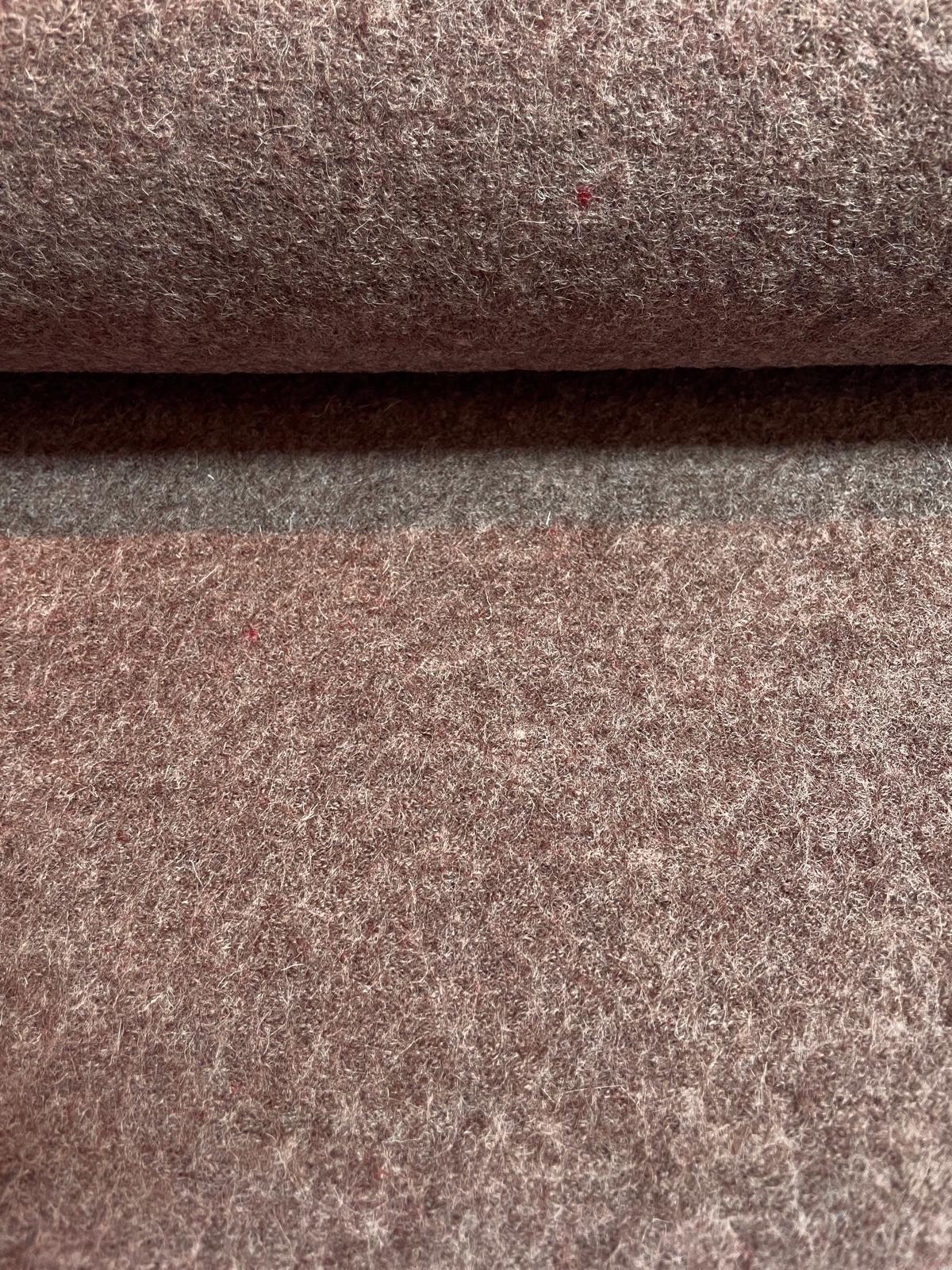 Walkstoff  braun melliert