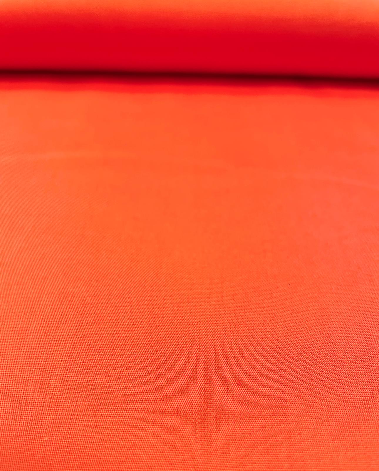 Baumwolle Popeline uni orange