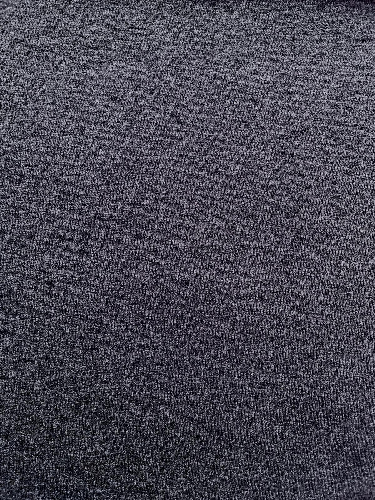 Baumwolljersey uni  Anthrazit Melange (Recycelt)