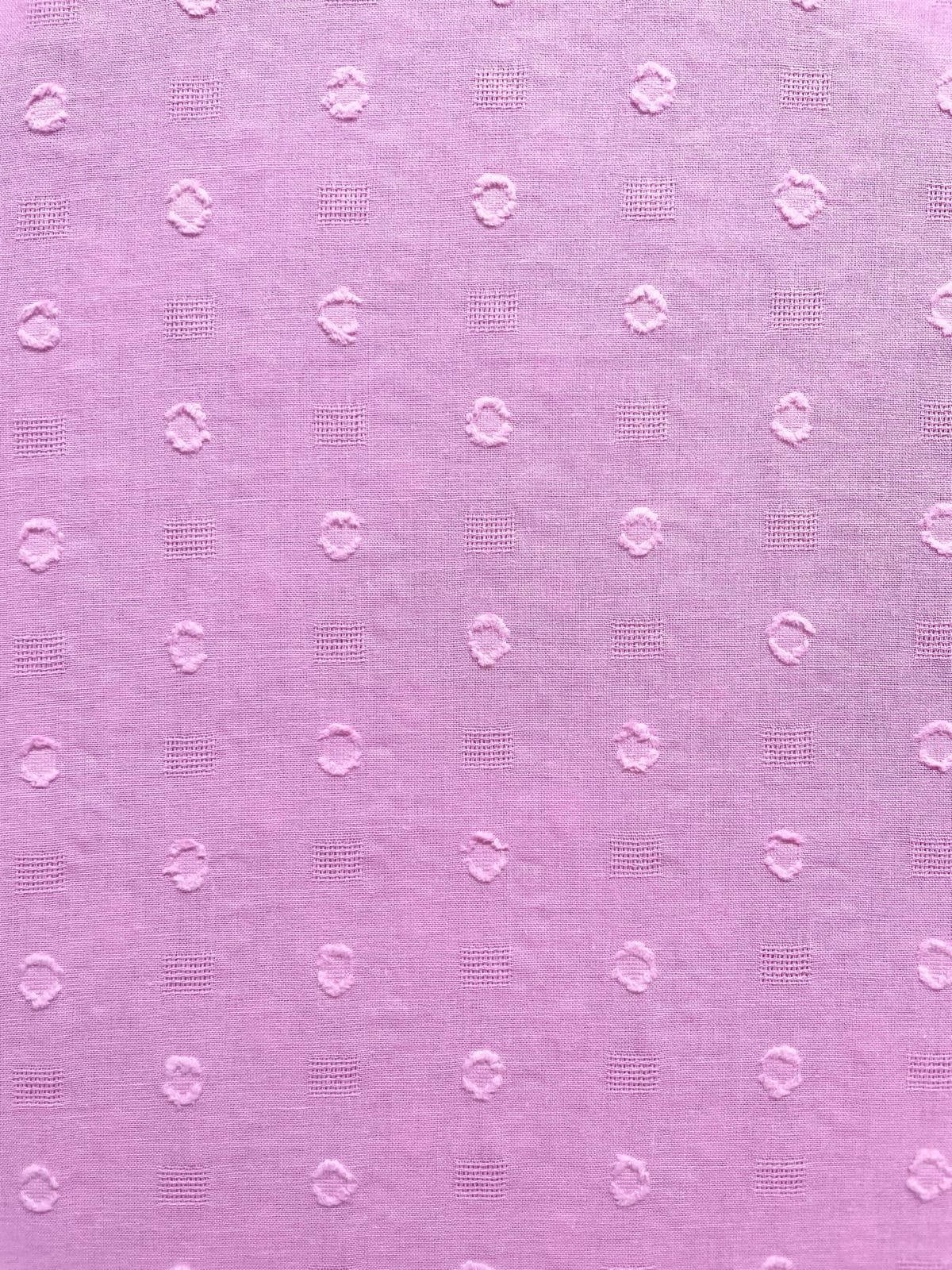 Baumwolle "Orchid Pink" rosa mit Punkten Baumwolle "Orchid Pink" rosa mit Punkten