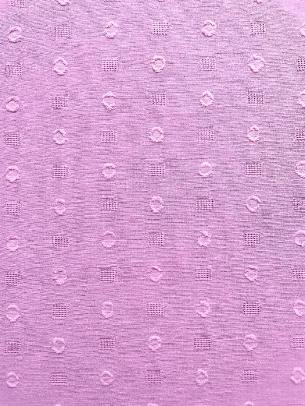 Baumwolle "Orchid Pink" rosa mit Punkten Baumwolle "Orchid Pink" rosa mit Punkten