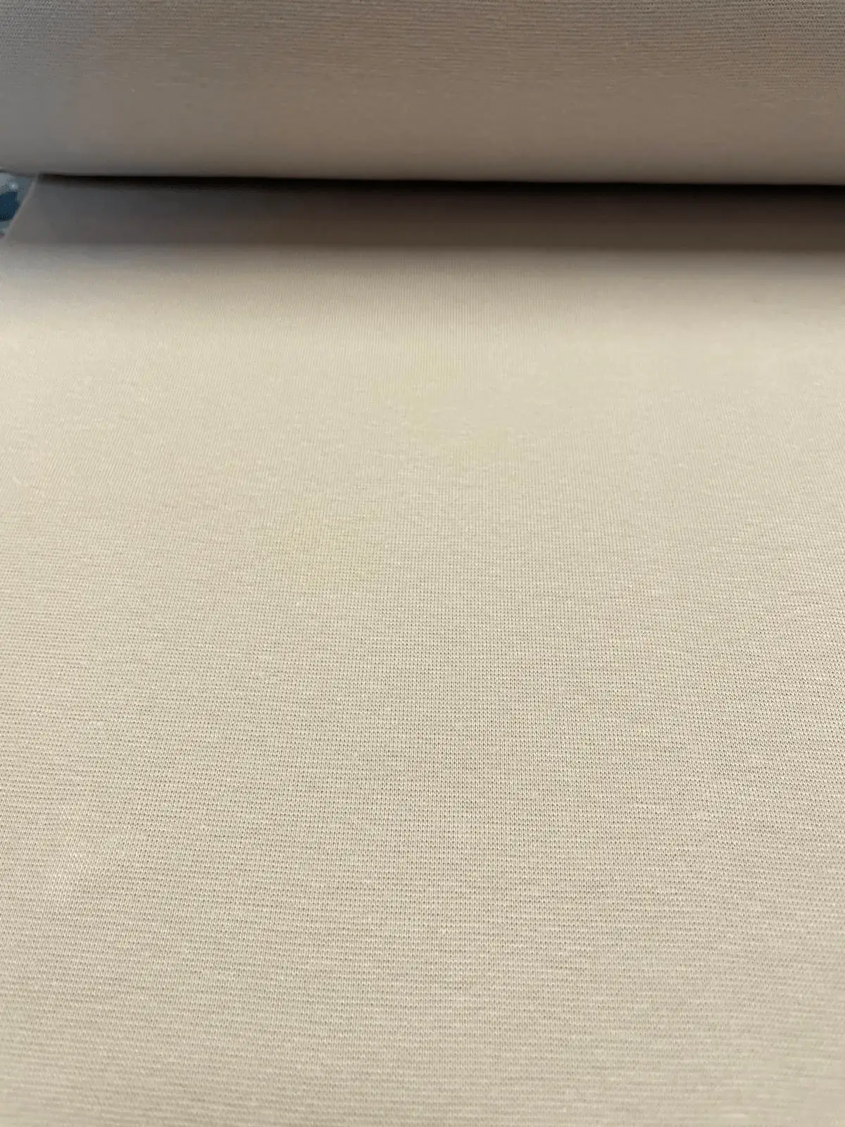 Bündchenstoff uni grau/beige hell Bündchenstoff uni grau/beige hell