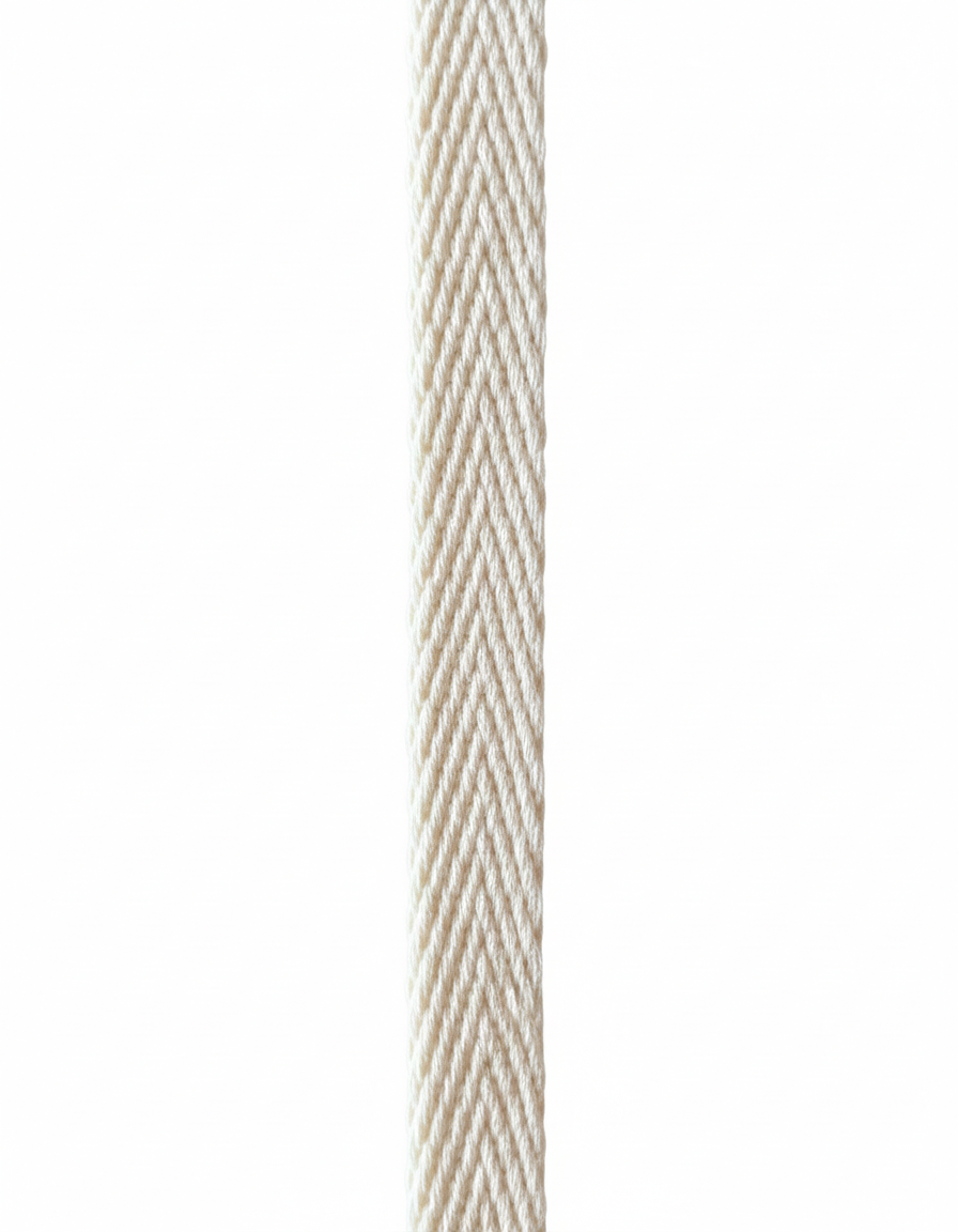 Kordel  Flachkordel 10mm creme/beige