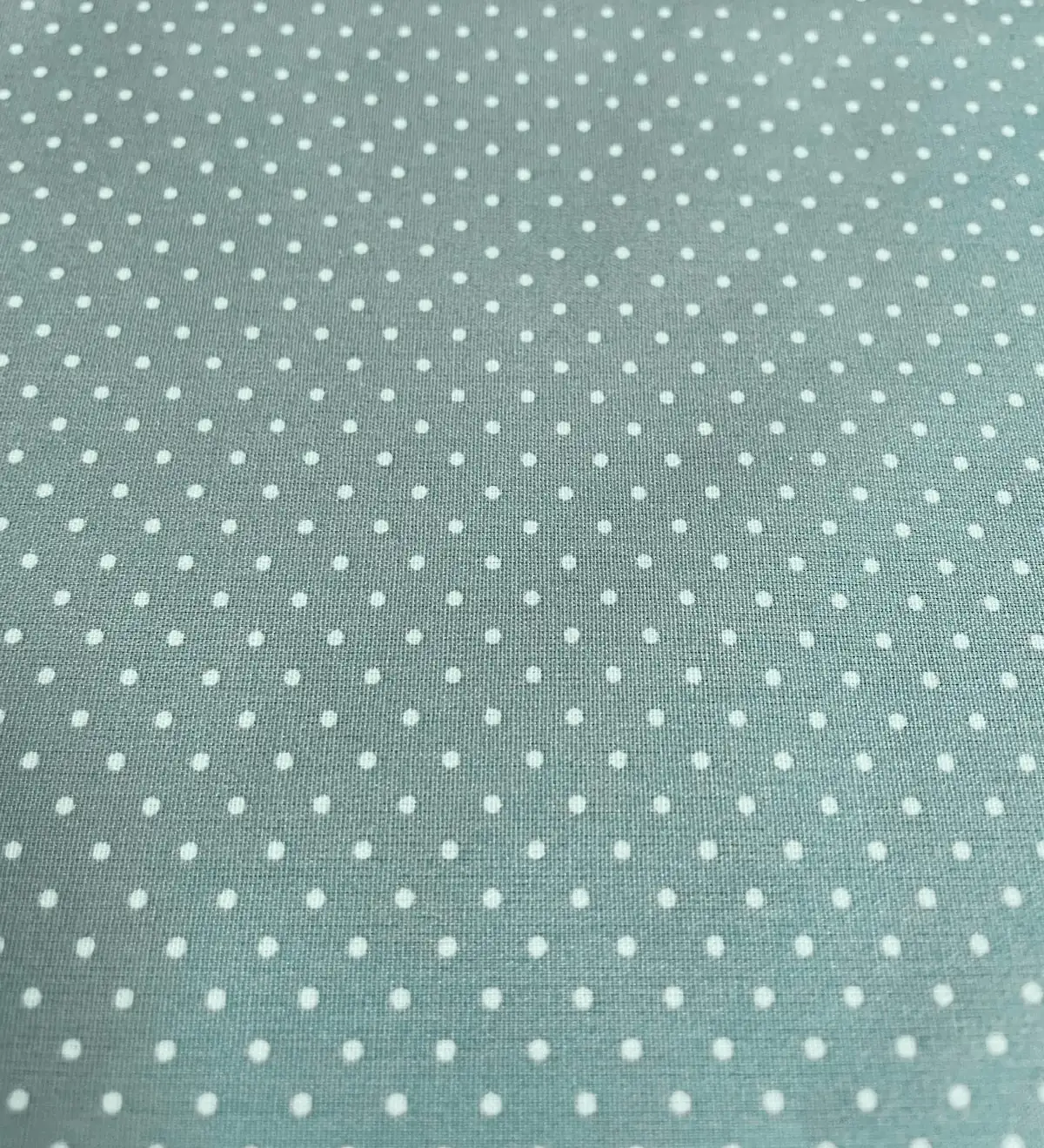 Beschichtete Baumwolle "Mint Pünktchen" mint mit weißen Punkten
