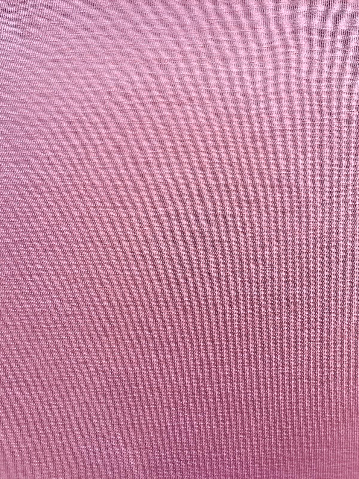 Startseiten-Banner: Weicher Baumwolljersey Stoff als Meterware in zartem Altrosa, einfarbige Uni-Qualität für bequeme Kleidung und Nähprojekte