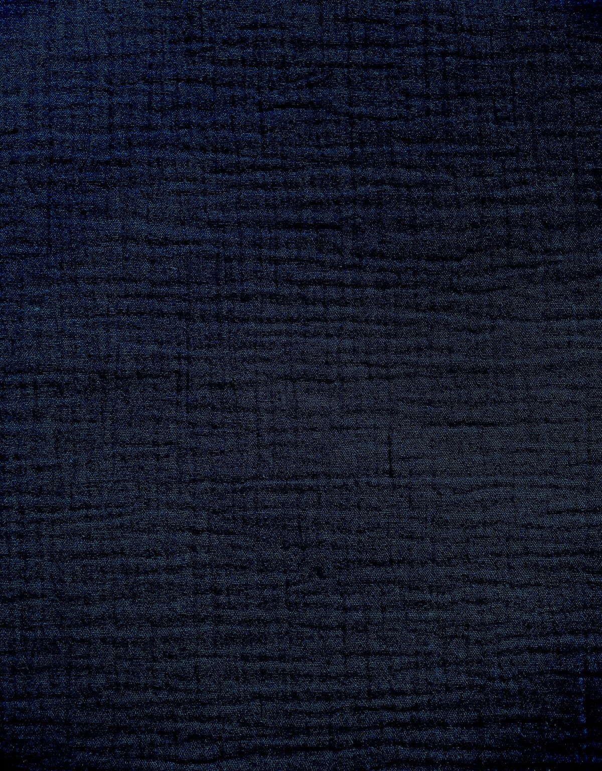 Musselin Uni – Double Gauze Dunkelblau