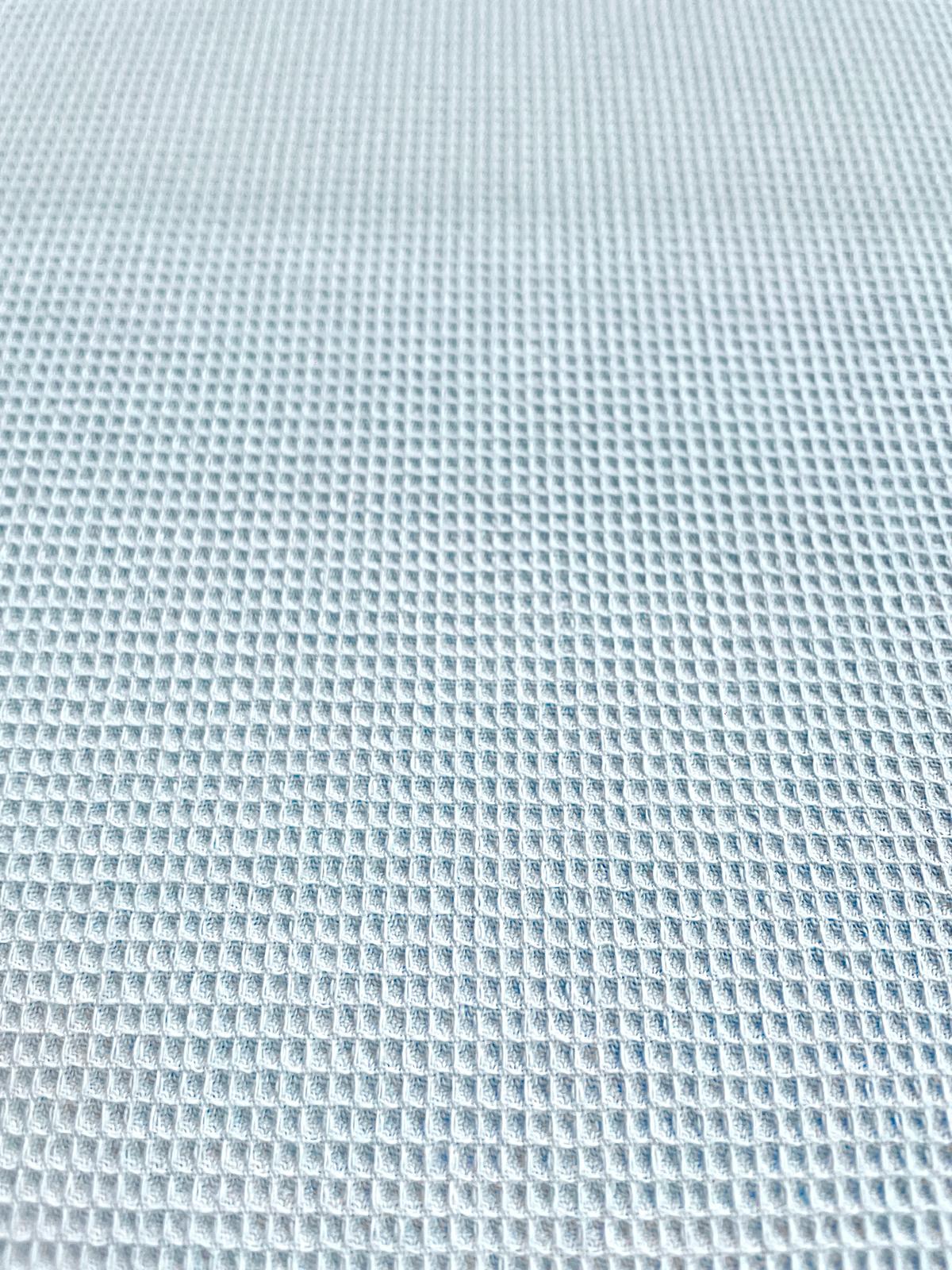 Waffelpique ice blue