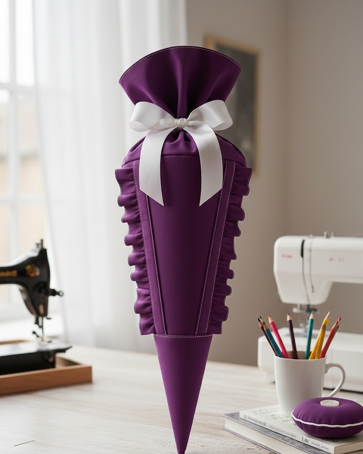 Baumwolle Popeline uni violett/lila