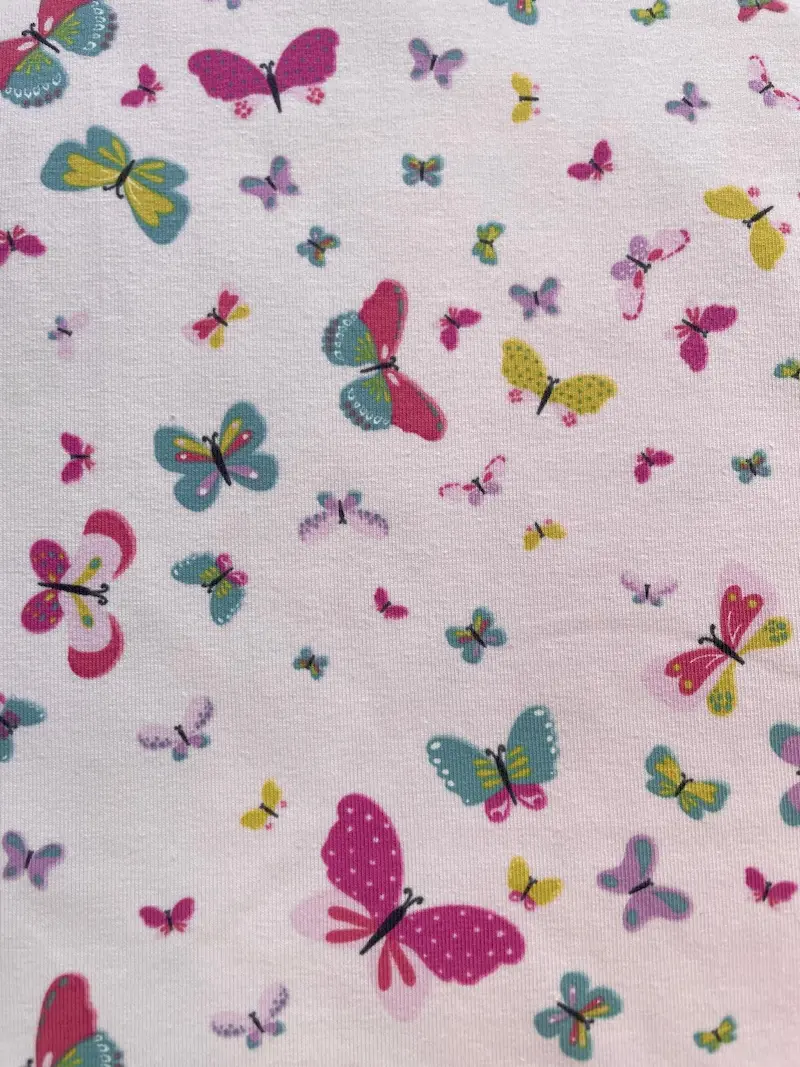 Baumwoll-Jersey " Butterfly Dreams" mit Schmetterlingen Baumwoll-Jersey " Butterfly Dreams" mit Schmetterlingen