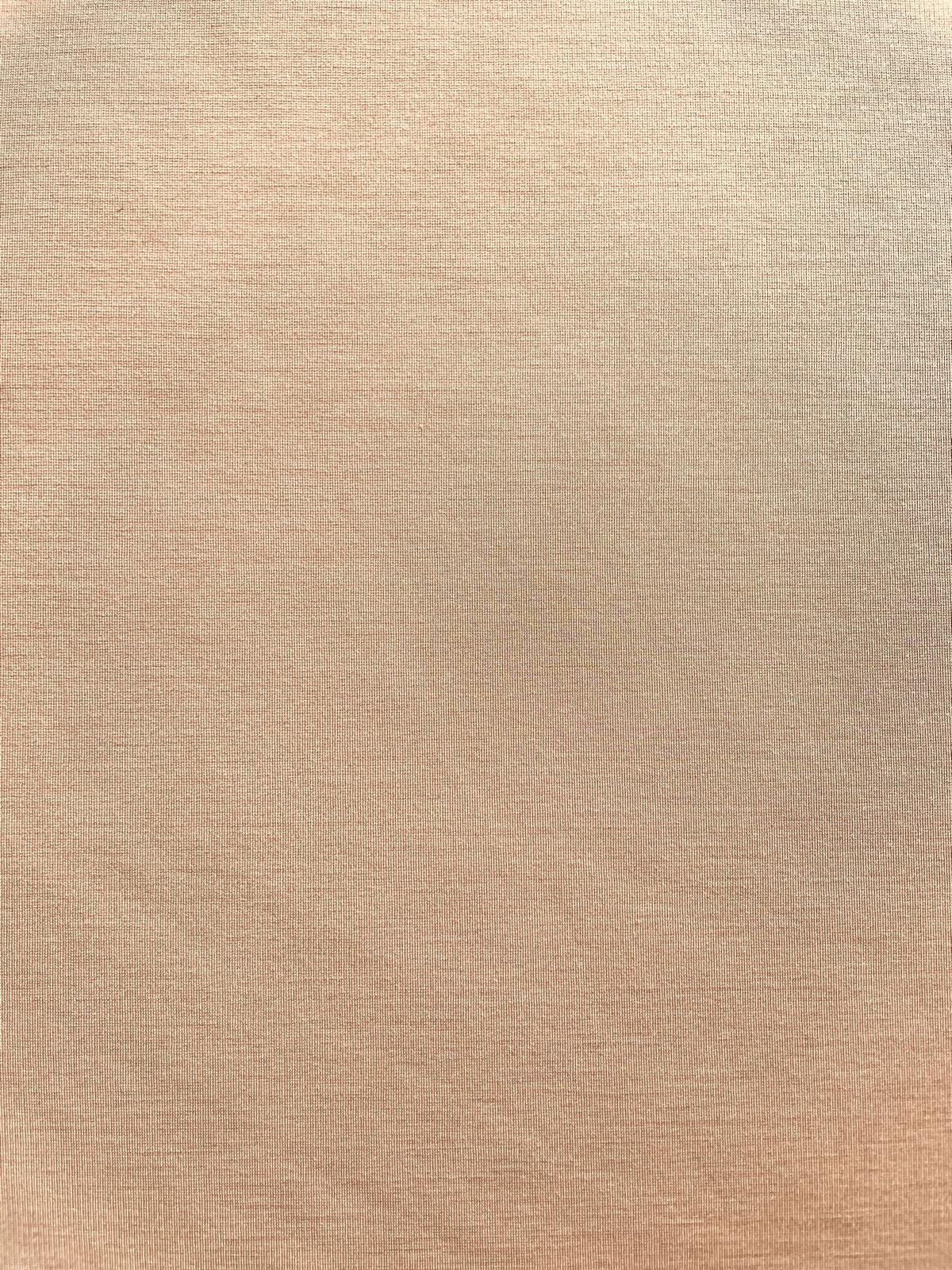 Detailansicht eines blickdichten Punta di Roma Stoffes in elegantem Puder Beige mit feiner Struktur, 235g schwere Qualität aus Viskose-Mix.