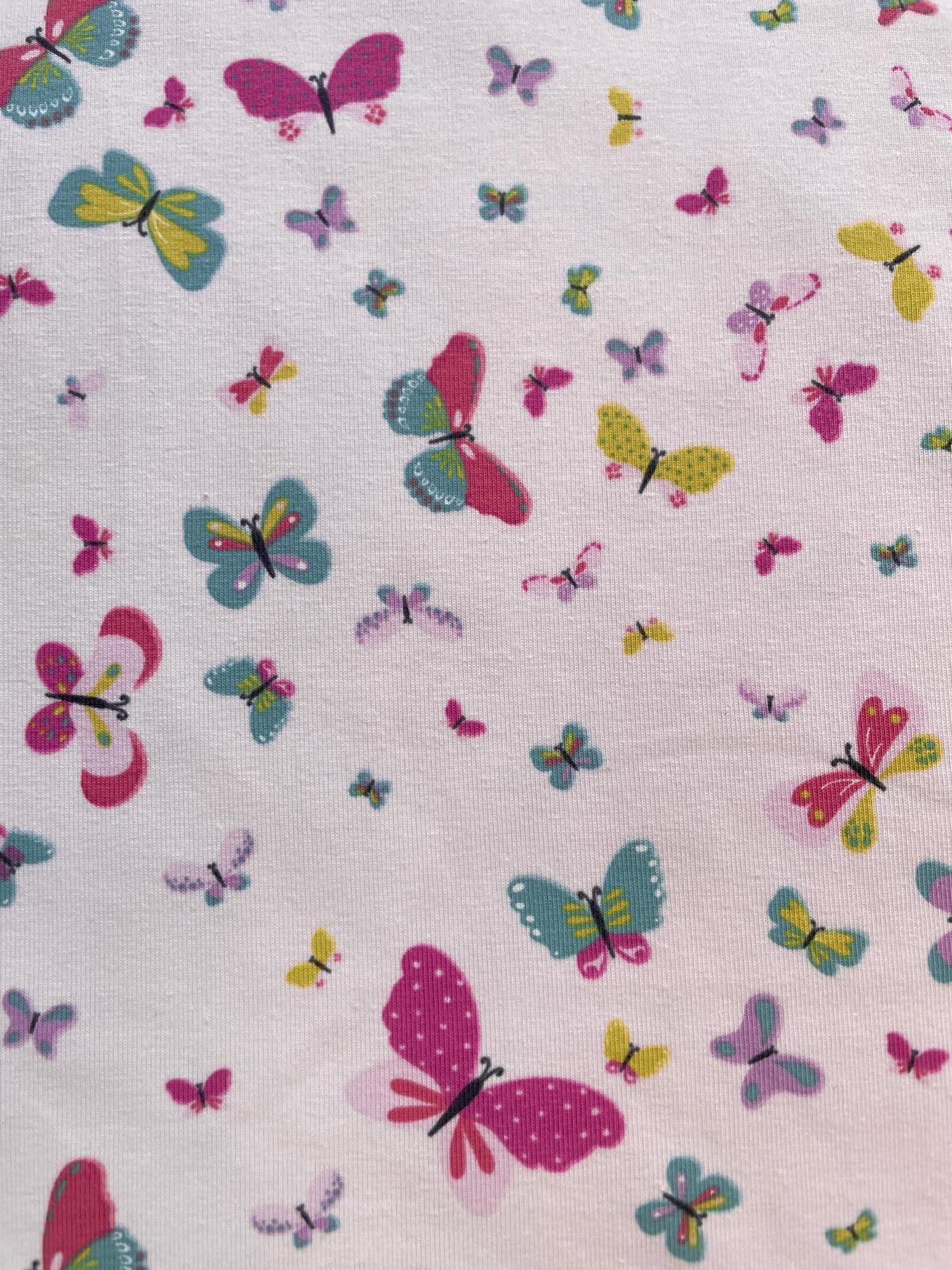 Baumwoll-Jersey " Butterfly Dreams" mit Schmetterlingen