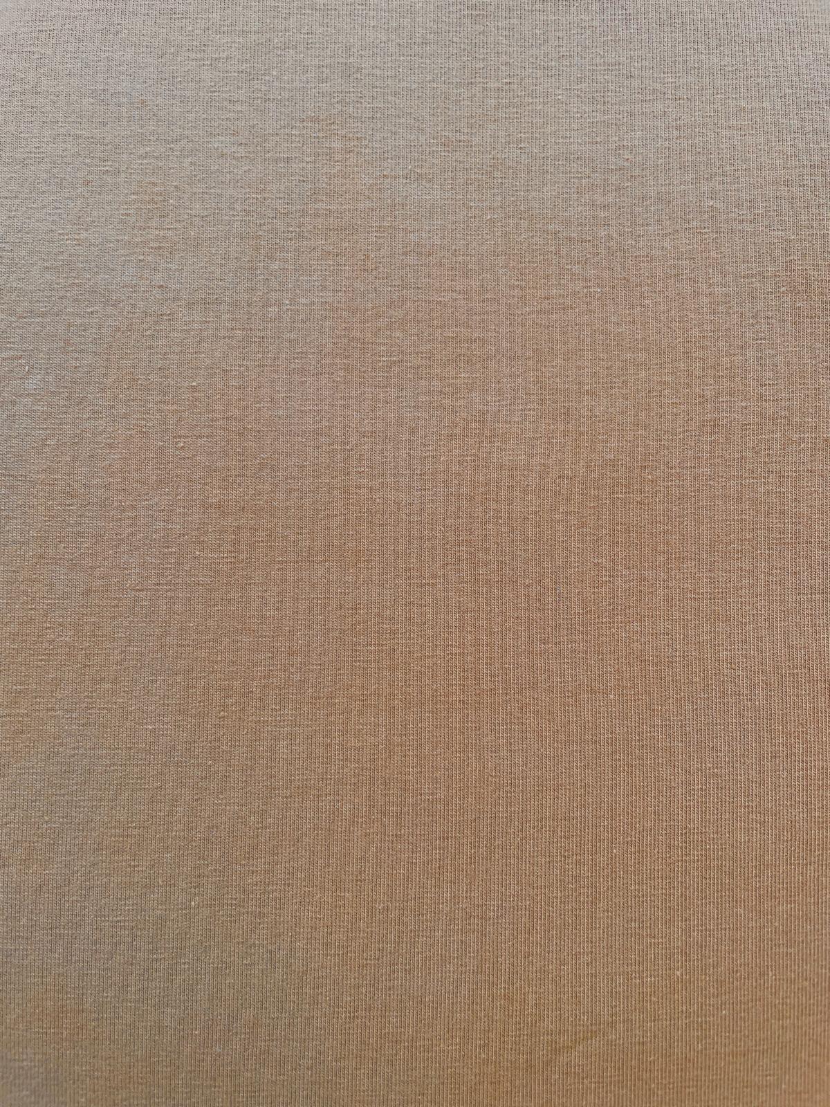 Baumwolljersey uni Beige Baumwolljersey uni Beige