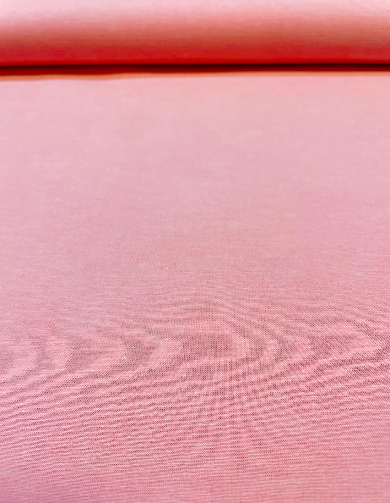 Baumwolle Popeline uni rosa