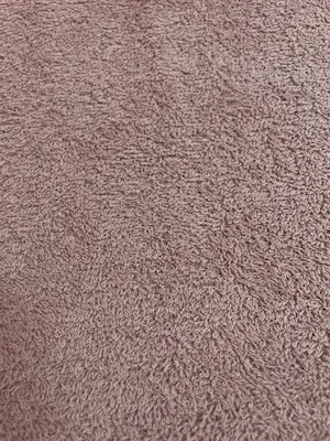 Hochwertiger Frottier-Stoff in Mauve als Meterware, weiche Schlingenware für Handtücher