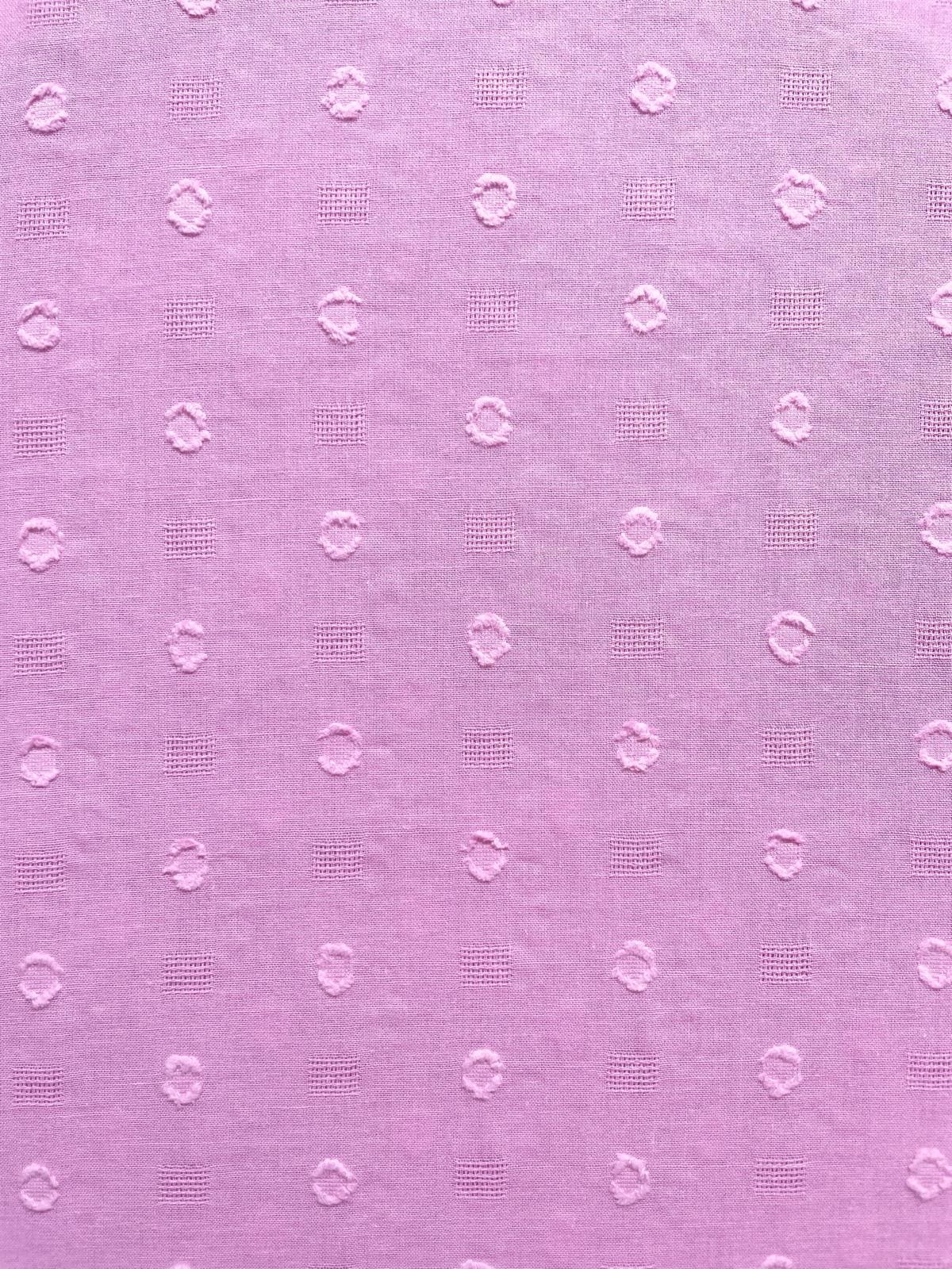Baumwolle "Orchid Pink" rosa mit Punkten Baumwolle "Orchid Pink" rosa mit Punkten