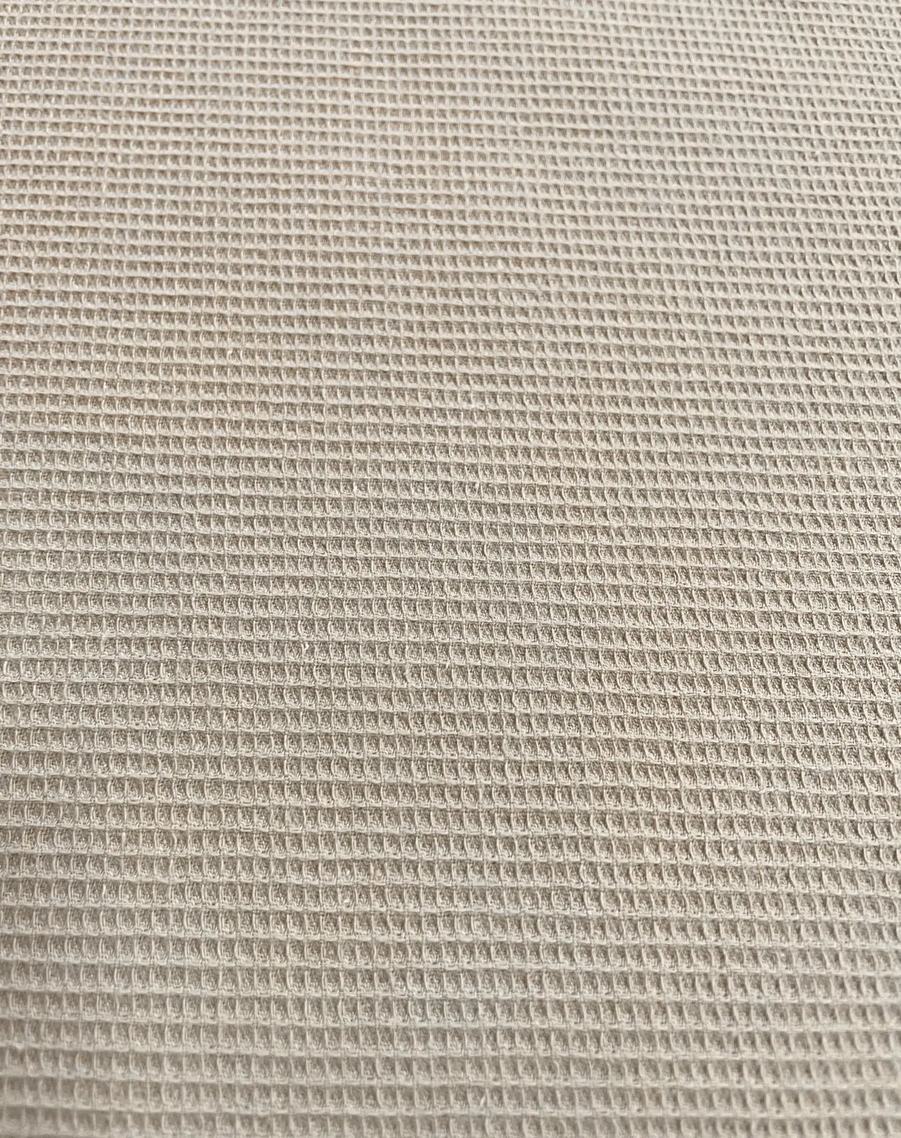 Waffelpique beige Waffelpique beige