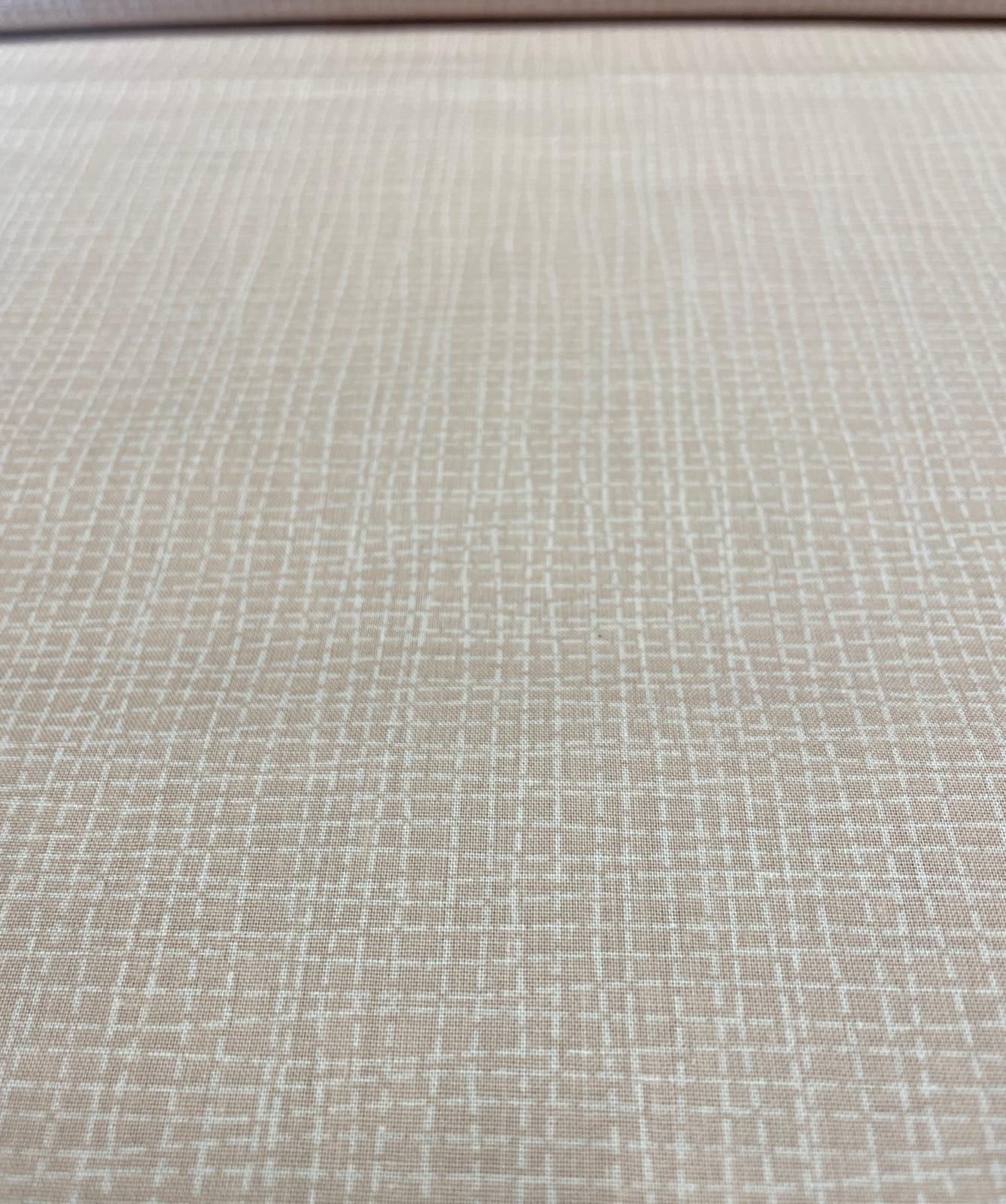 Baumwolle soft apricot Gittermuster