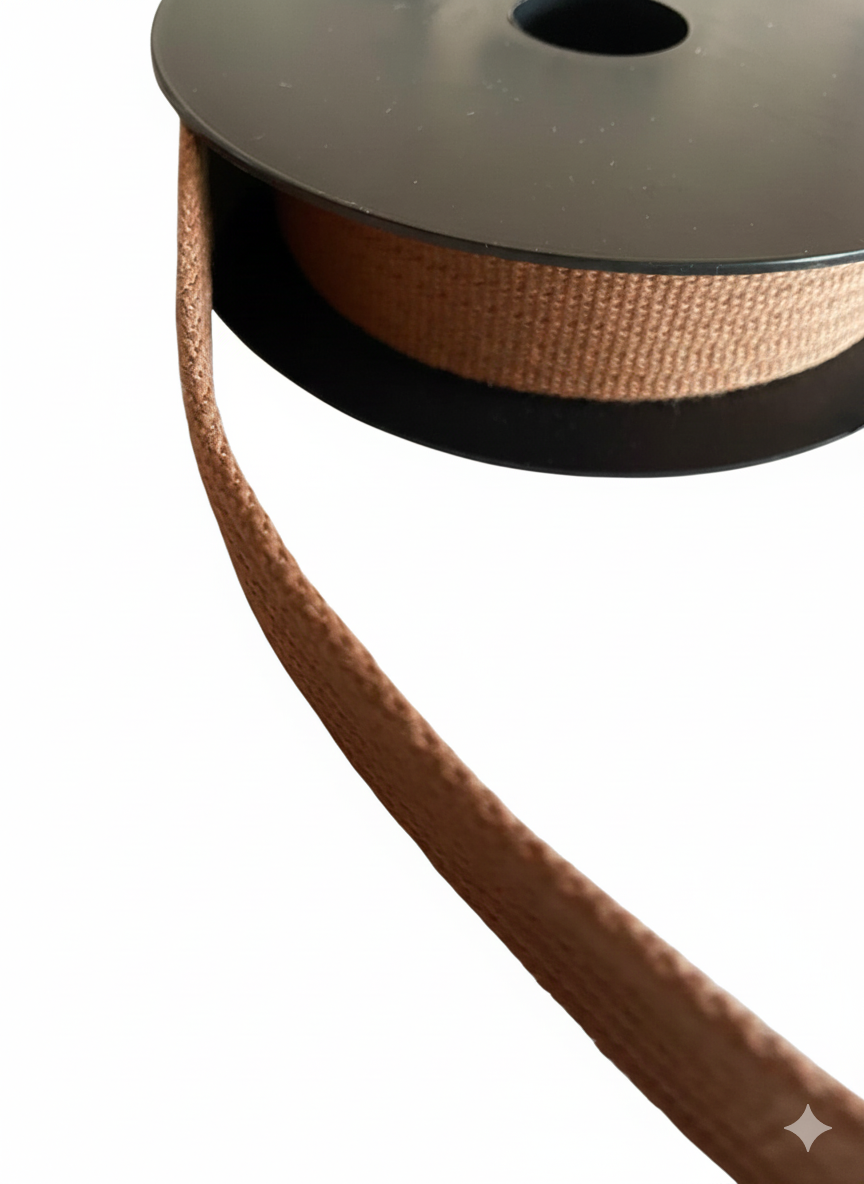 Gurtband braun 30mm  / 3cm